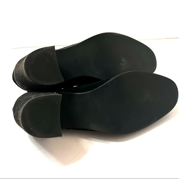 Jeffrey Campbell Black Suede Buckle Cutout Bootie B12/ - Picture 10 of 13